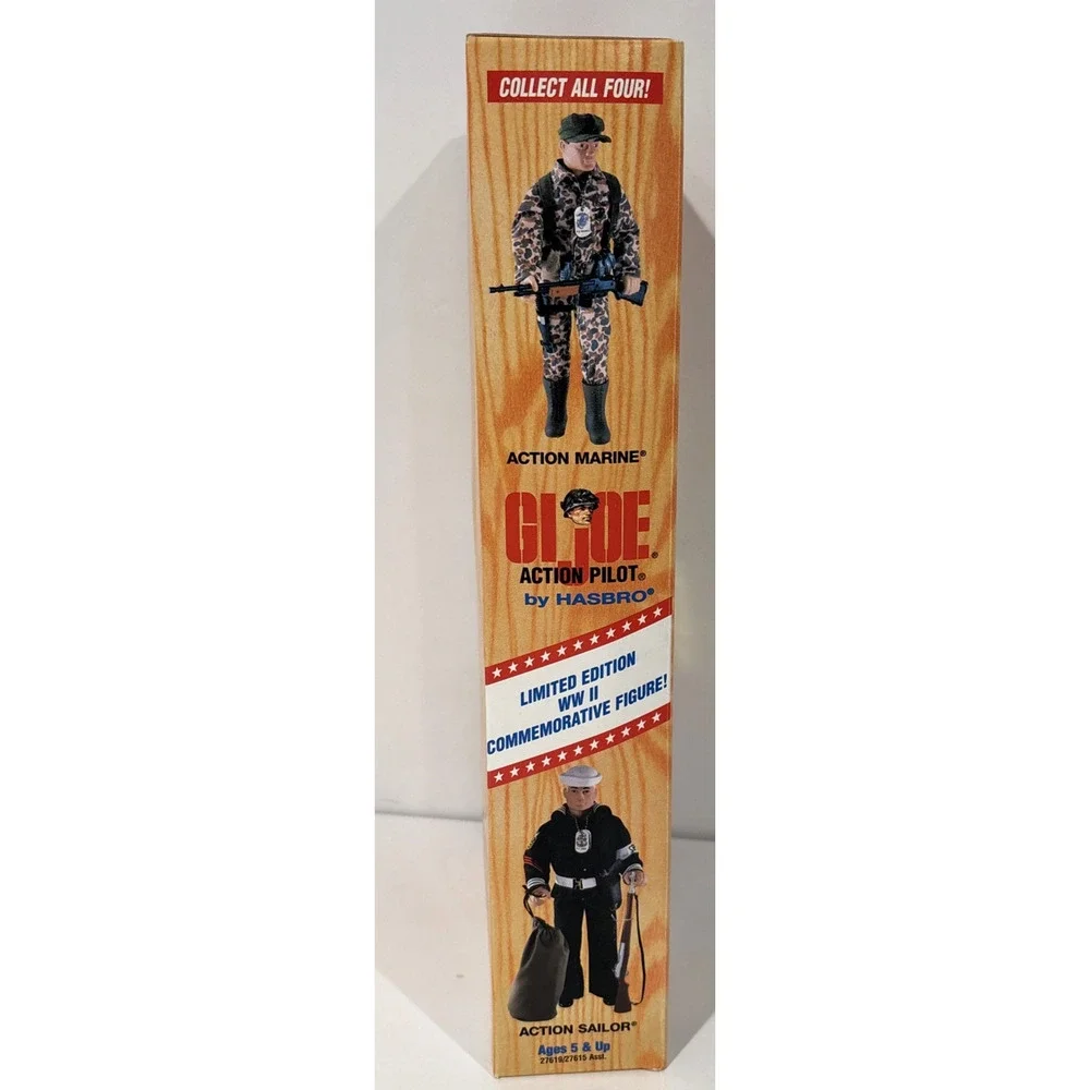 VTG 1995 GI Joe Action Pilot WWII Action Figure 50th Anniversary Limited New